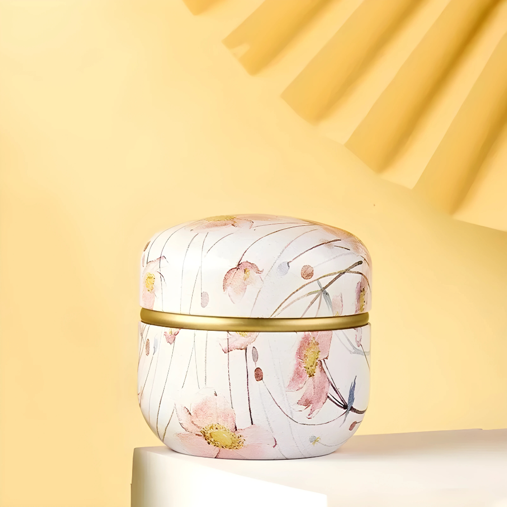 Boîte à thé | Motifs fleuris (Fleurs de printemps)