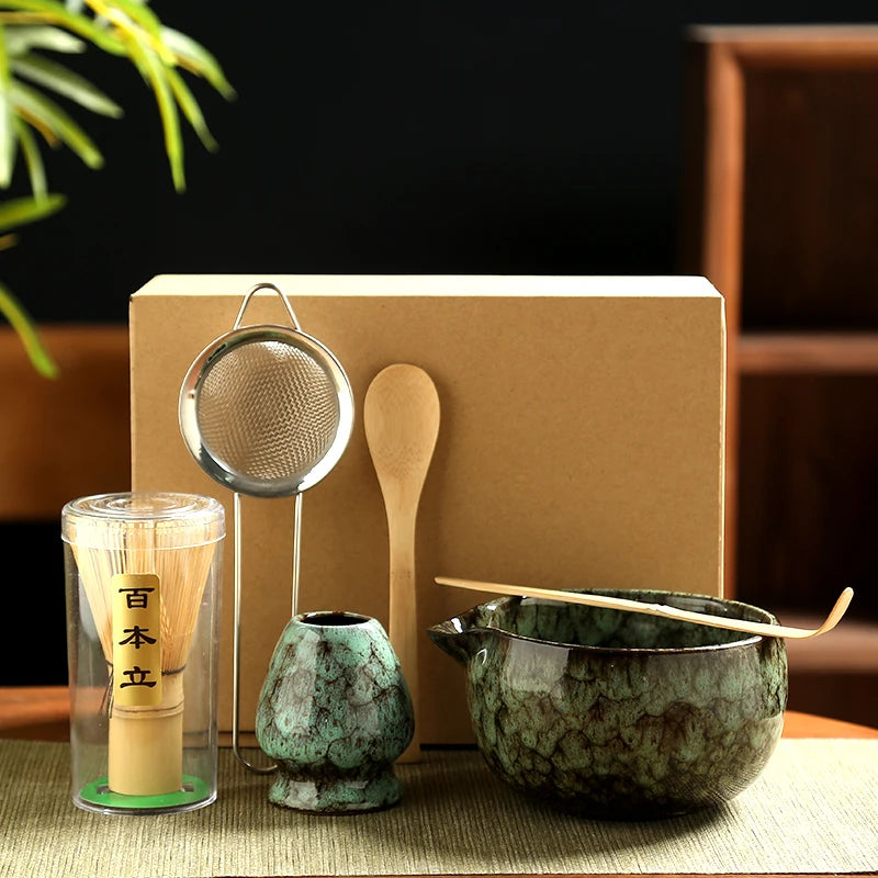 Set complet matcha | Cérémonie japonaise – Édition Vert Harmonie