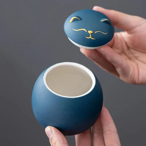 Boîte à thé | Chat Céramique