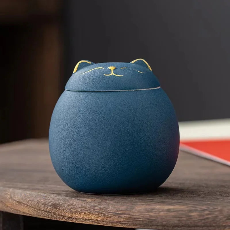 Boîte à thé | Chat Céramique