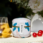 Boîte à thé | Motifs fleuris (Blanc japonais)