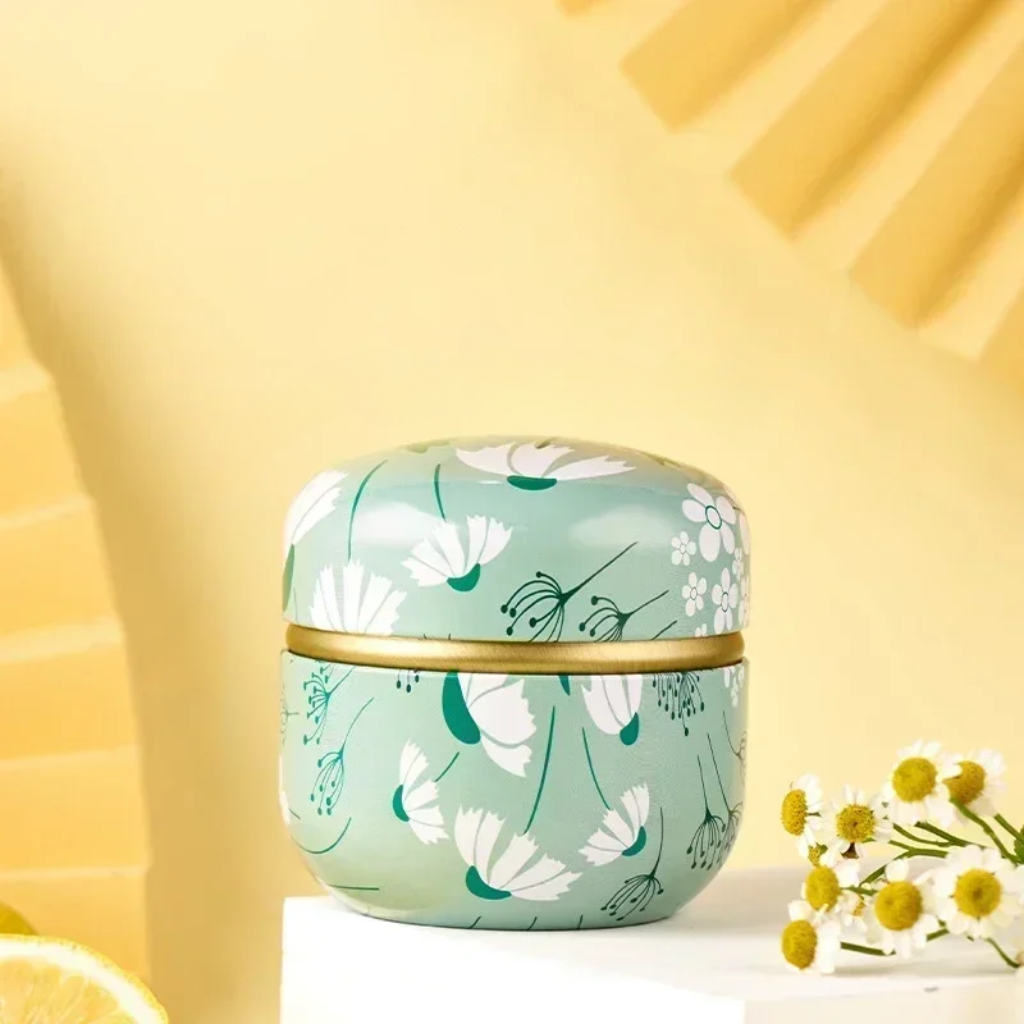 Boîte à thé | Motifs fleuris (Classique floral)