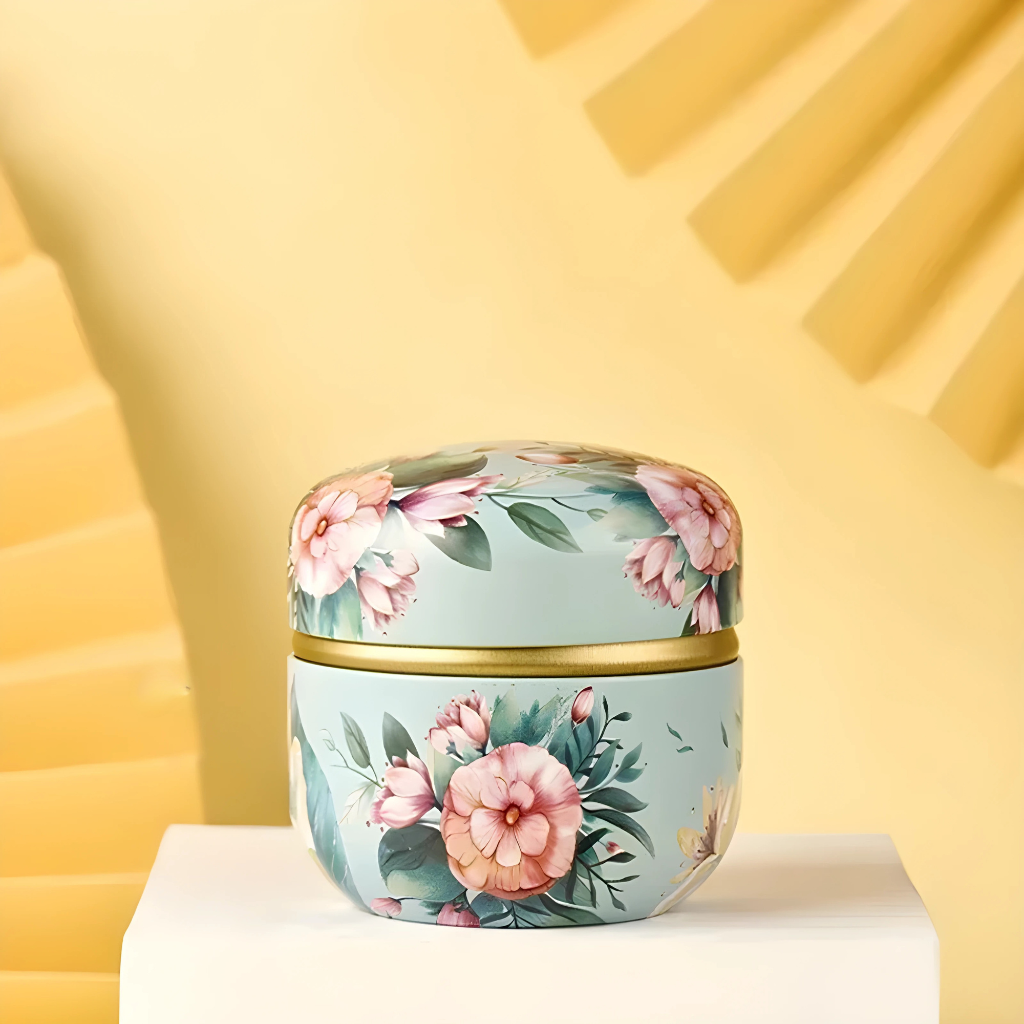 Boîte à thé | Motifs fleuris (Vintage floral)