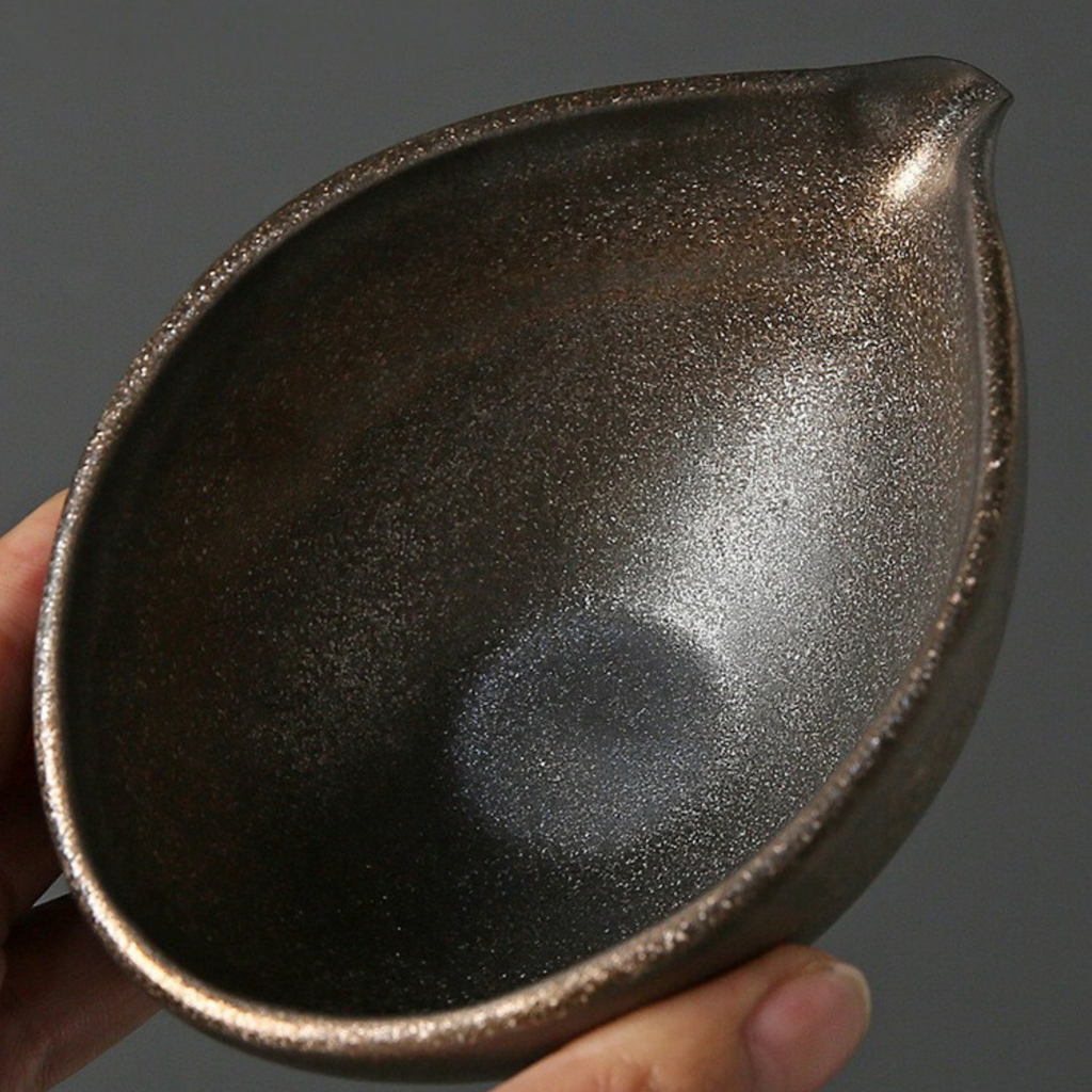 Bol matcha Chawan Japonais en Poterie Naturelle | Finition Pierre Gris Authentique