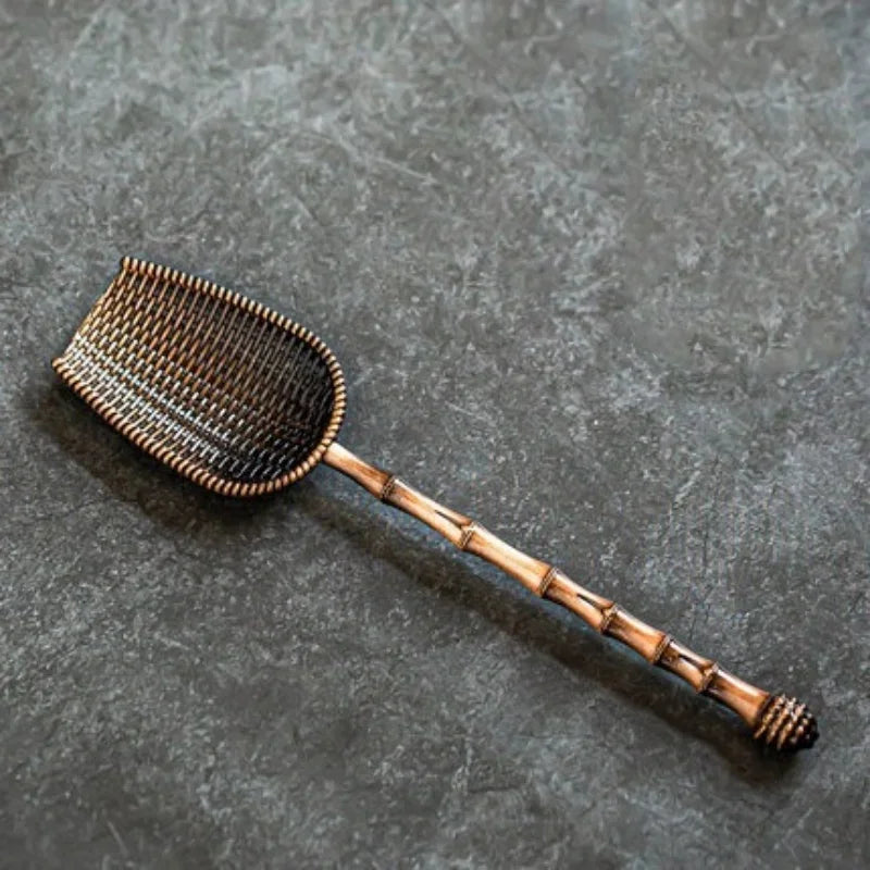 Cuillère à thé doseuse cuivre rouge – Design rétro