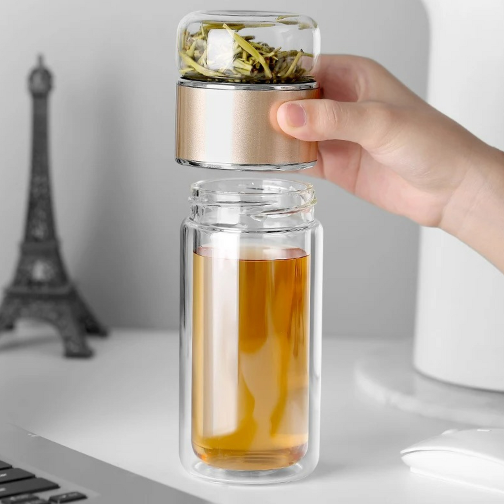 Gourde à thé | Verre infuseur portable
