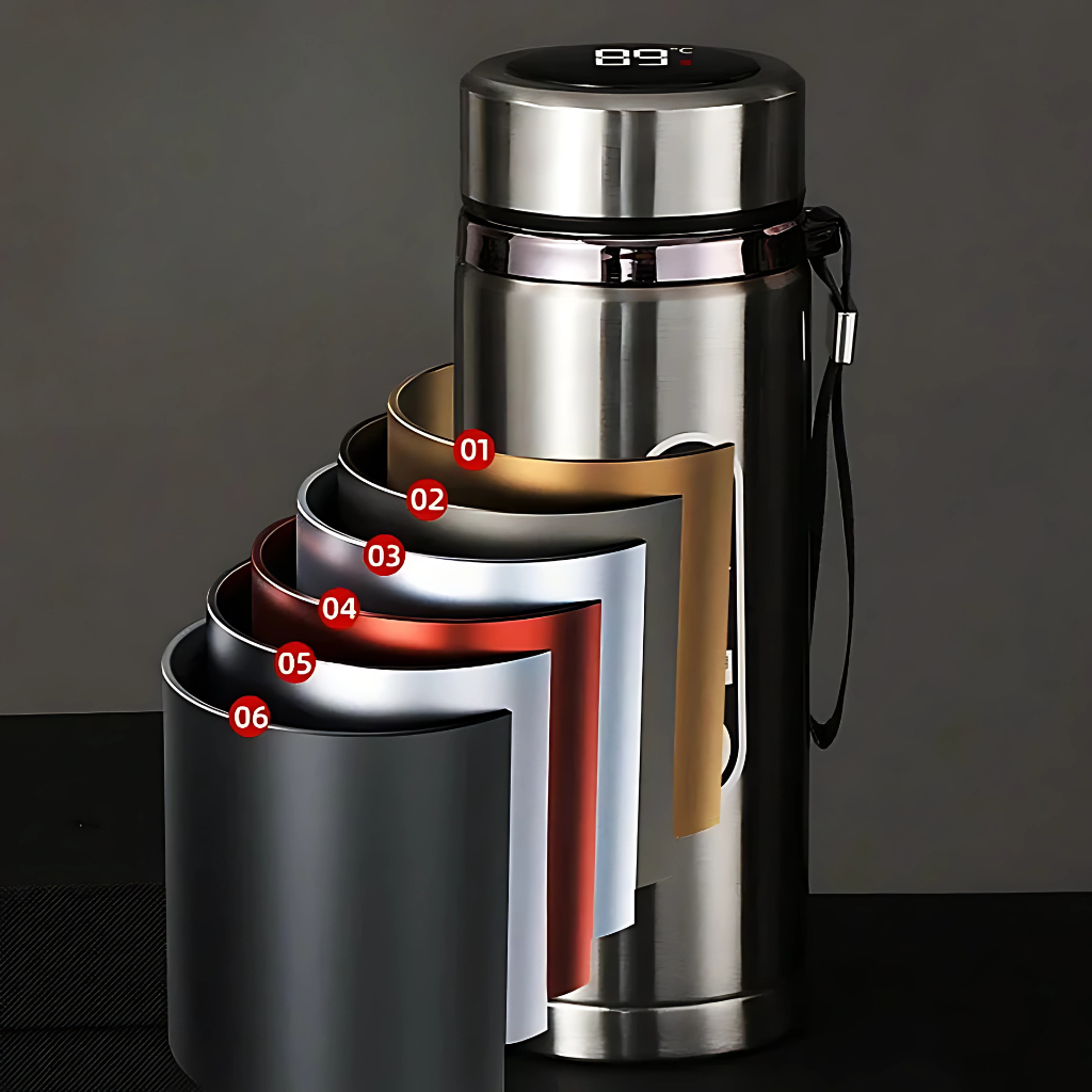 Gourde à thé isotherme – Argent Polaire