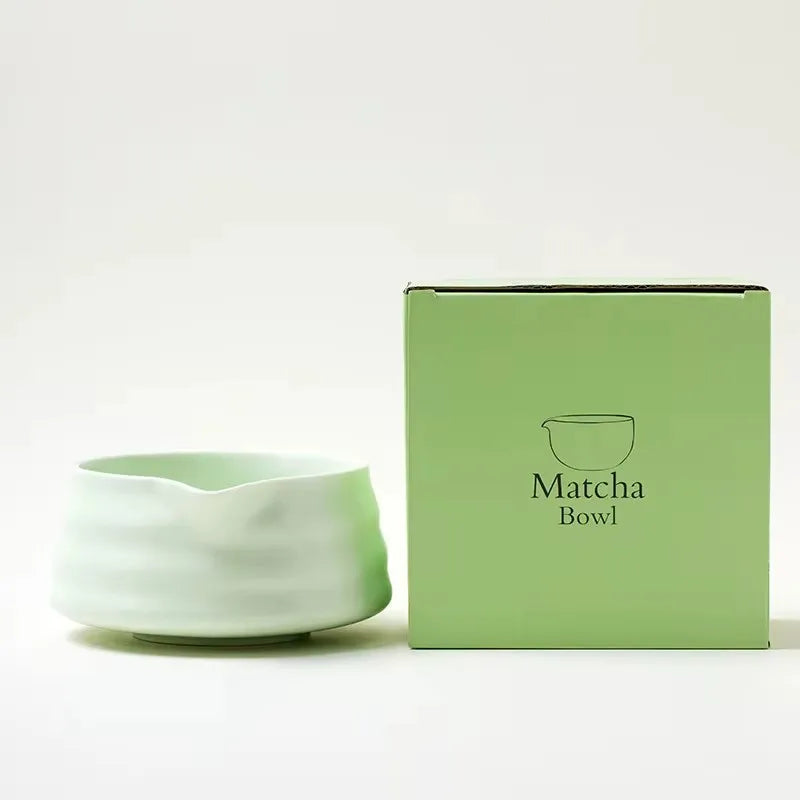 Set Matcha Japonais Vert – Bol & Support de Fouet Traditionnels