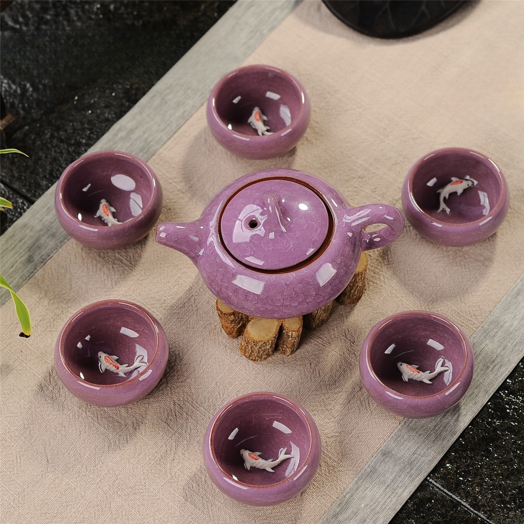 Service à thé Kung Fu | Édition Carpes de Prospérité