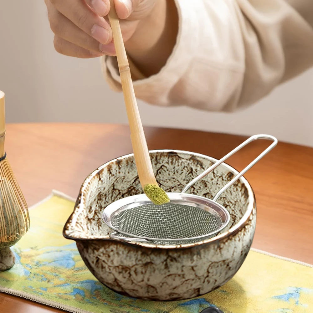 Set complet matcha | Cérémonie japonaise – Édition Blanc Tradition