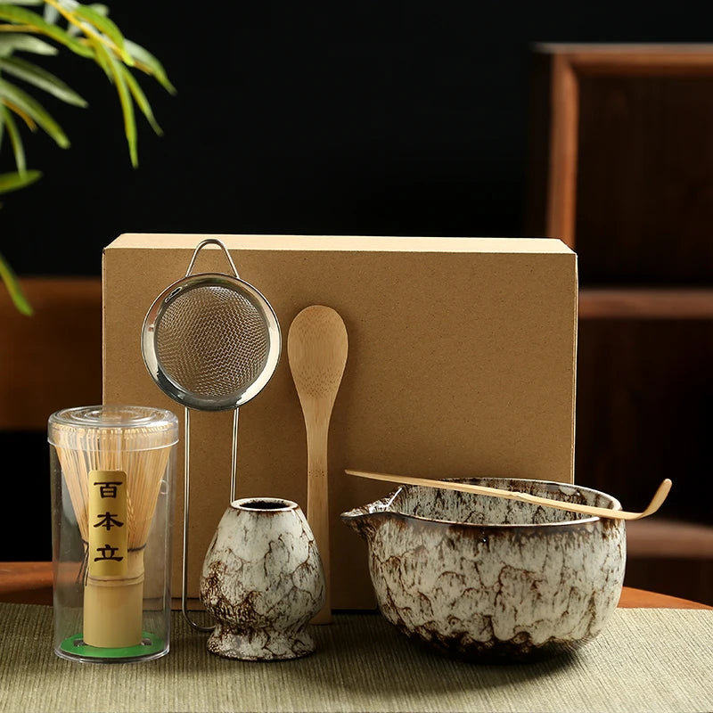 Set complet matcha | Cérémonie japonaise – Édition Blanc Tradition