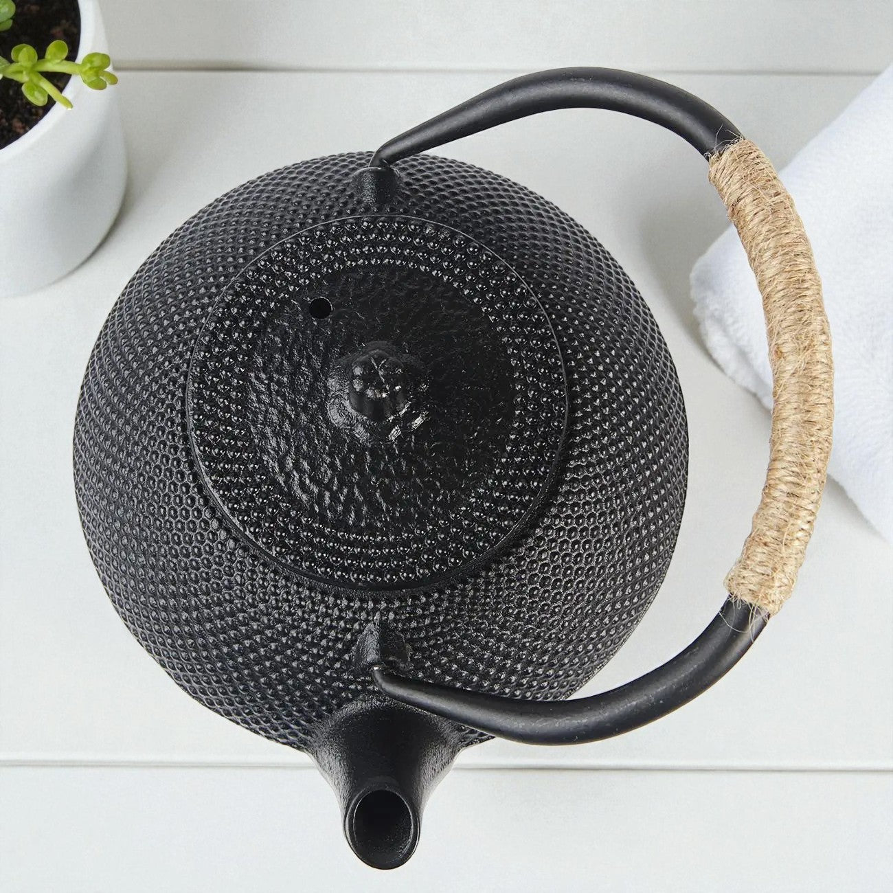 Théière Japonaise en Fonte 650 ml – Bouilloire Artisanale Grande Capacité