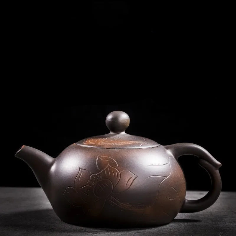 Théière chinoise | Jianshui Tradition (Gravure florale)
