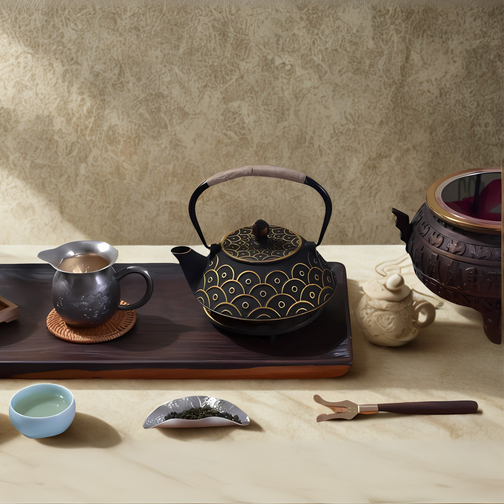 Théière en fonte | Soleil Doré