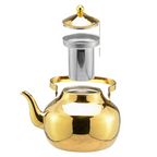 Théière en inox | Dorée avec infuseur