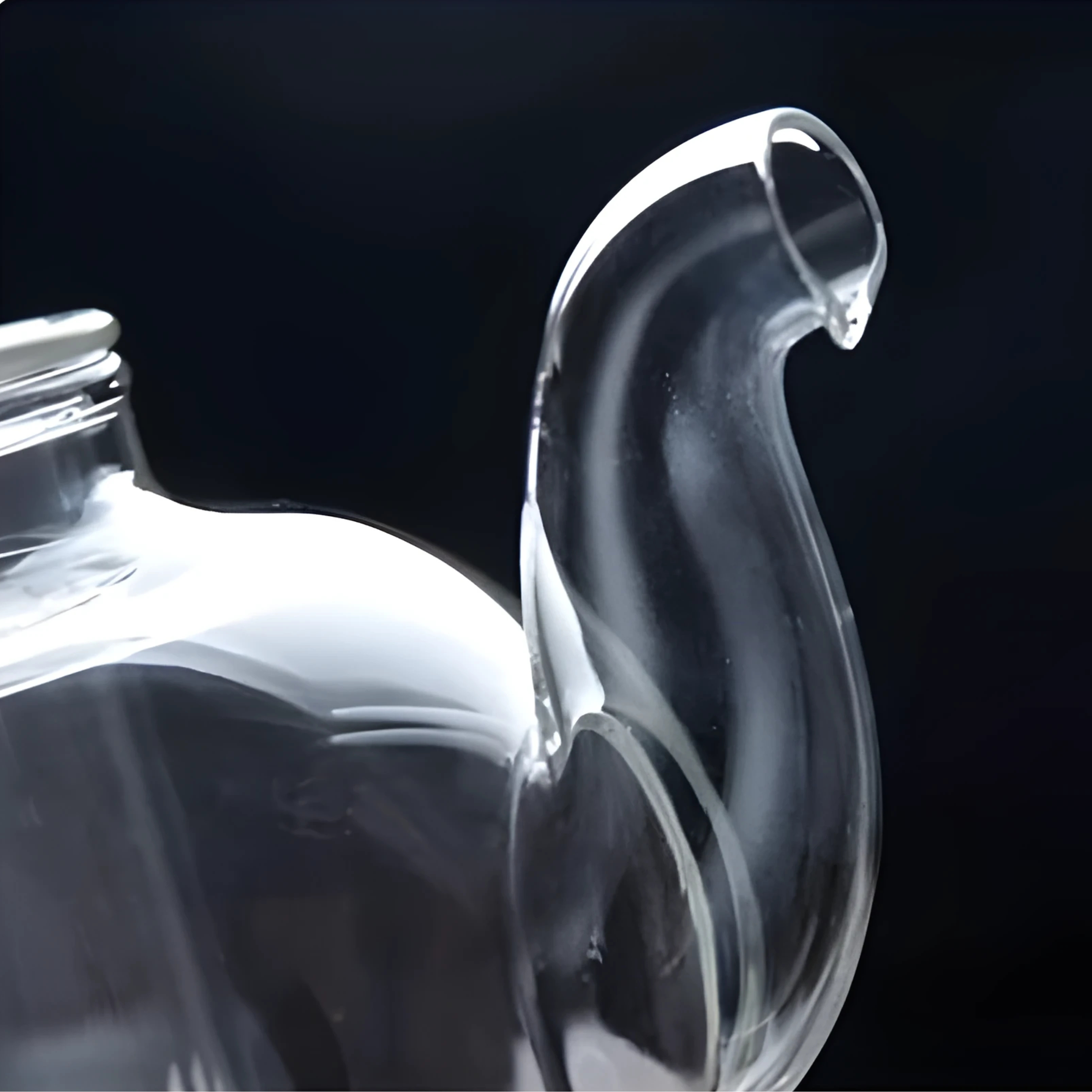 Théière en verre transparente avec filtre | Design élégant