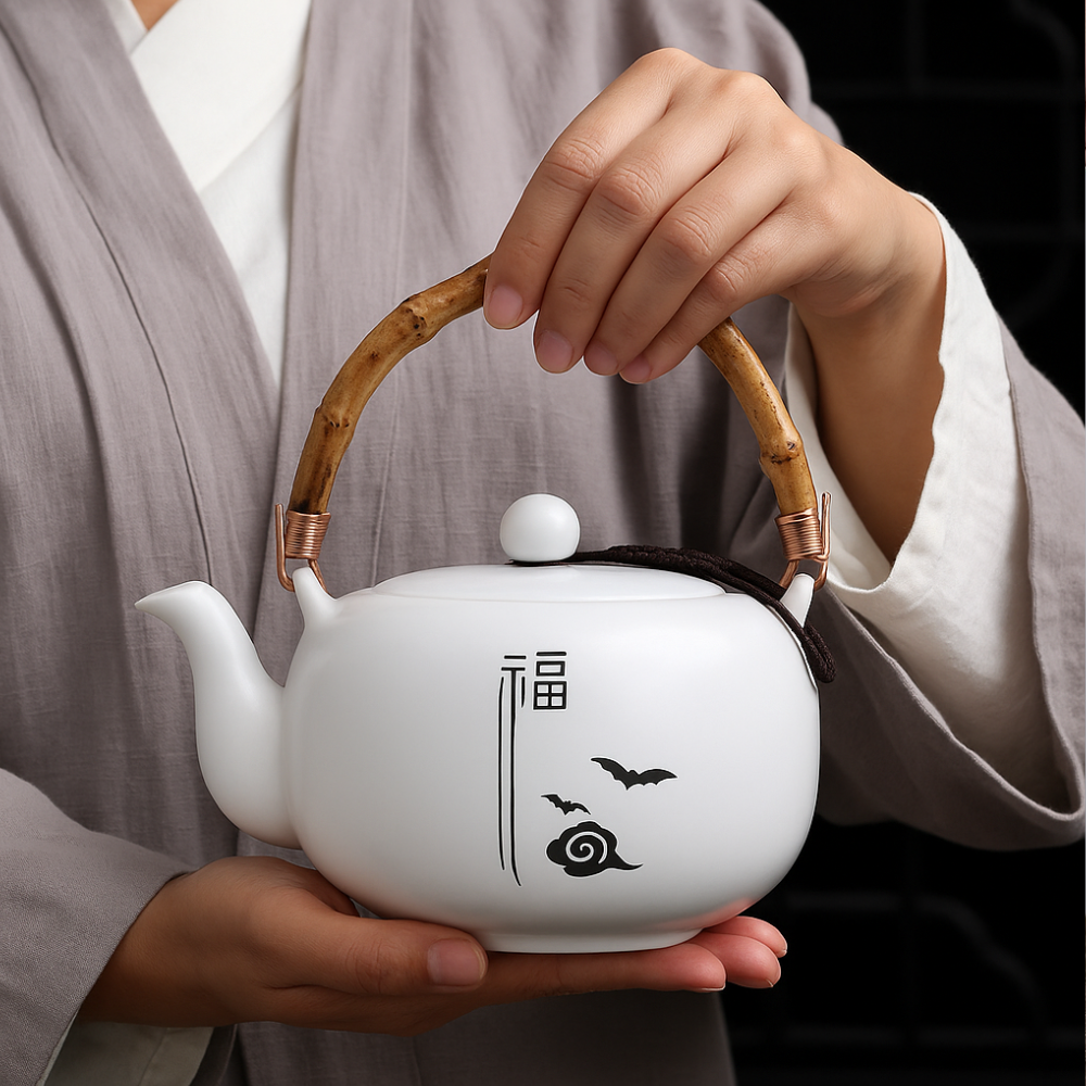 Théière japonaise | Poignée Bambou I