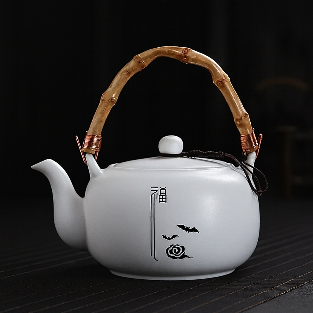 Théière japonaise | Poignée Bambou I